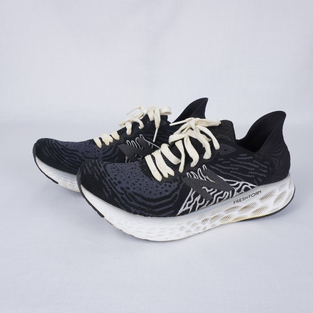 New Balance Fresh Foam X Womens Size 9 Black Gray White Running Shoes Sneakers